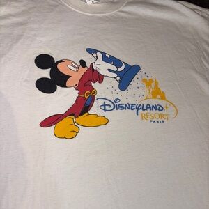 Disney Mickey Mouse Sorcerer White T-Shirt
